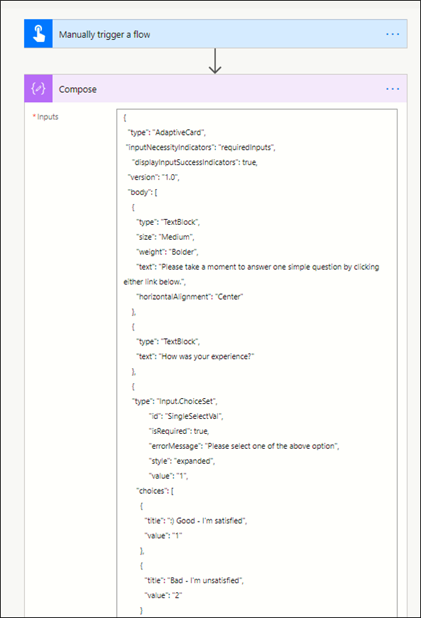 Automate flow Compose